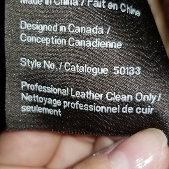 Danier Brown Leather Jacket Size Small - Picture 4 of 4